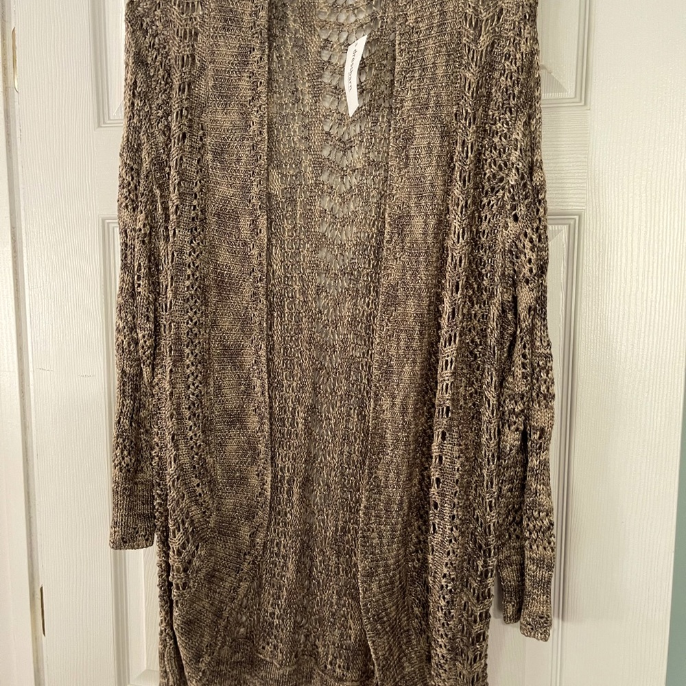 Dressbarn Lacey knit cardigan size XL, NWT